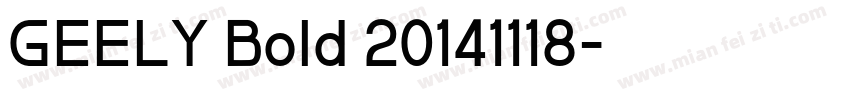 GEELY Bold 20141118字体转换
